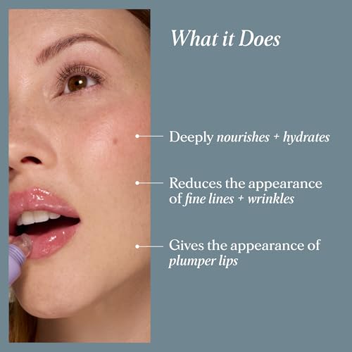 Hydrating Peppermint Lip Balm with Peptides and Nourishing Ingredients - 15g