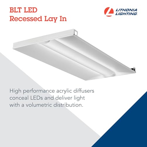 LED Troffer Light 2x4 4000 Lumens Cool White Ceiling Panel Light - Variation: 2 ft x 4 ft, 4000K