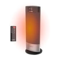 Lasko 18-Inch Ellipse Ceramic Tower Space Heater with Remote - Black