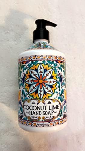 Sicilian Deruta Hand Soap Collection - 4 Bottles, Italian Citrus & Floral Scents