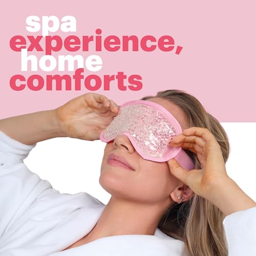 Eye Gel Mask by Afterspa, Preppy Skincare, Spa Self Care Gifts for Women, Facial Skin Care Products, Vegan and Cruelty Free, Pack of 6