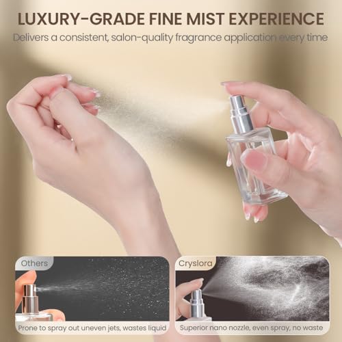 Refillable Perfume Atomizer Set - Walnut 15ml/0.5oz, 30 Pieces Travel Spray Bottles