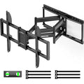 Heavy Duty Full Motion TV Wall Mount for 37-90 Inch TVs - Reinforced Dual Arms, Up to 165lbs, 25.1" Extension, VESA Compatible