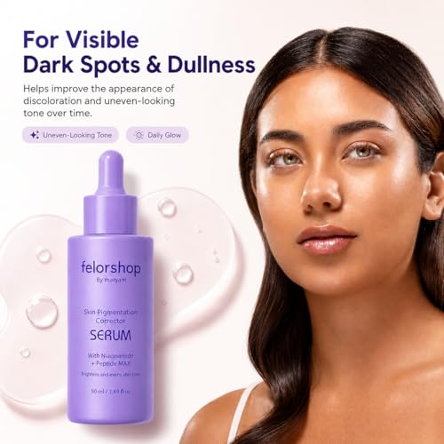 Dark Spot Brightening Face Serum with Niacinamide & Peptide - 1.69 fl oz - Skin Pigmentation Corrector