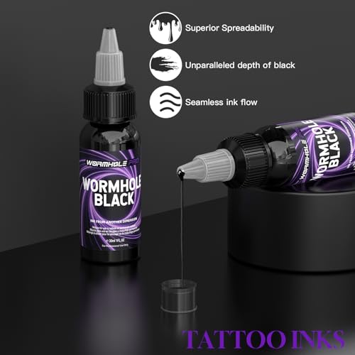 Wireless Tattoo Machine Kit with 2 Batteries & 9 Ink Colors - Professional & Beginner