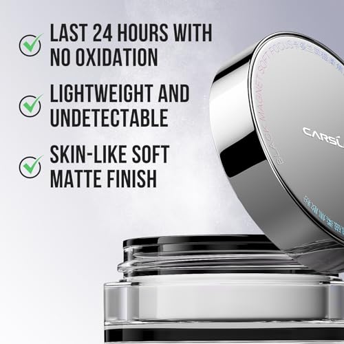 CARSLAN 1.0 Soft Focus Loose Setting Powder 03 Blue Purple 0.28oz Oil Control