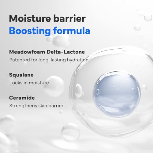 SAM'U PH Sensitive Cream? Face Moisturizer with Ceramide, Hyaluronic Acid & Allantoin & Centella, Long-lasting Hydration, Quick Absorbing Formula, Hypoallergenic Korean Skin Care 2.02 Fl Oz