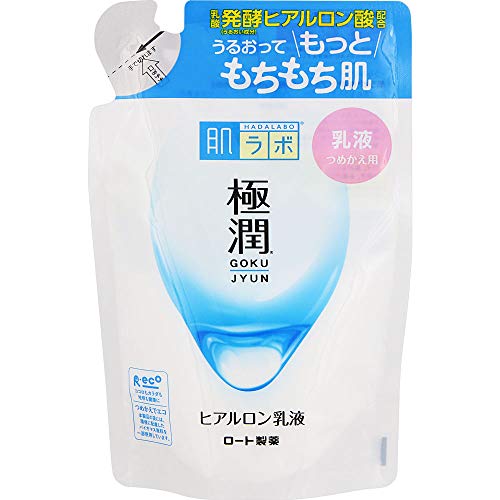 Rohto Hada-Labo Goku-jun Hyaluronic Milky Lotion Refill 140ml / 4.7 floz. (Japan Import)