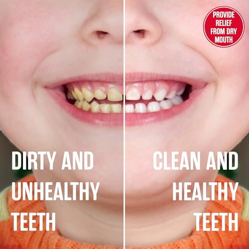 SprinJene Natural Kids Toothpaste Pack of 4 - Fluoride Free Strawberry Flavor, Gentle & Safe for Toddlers & Children
