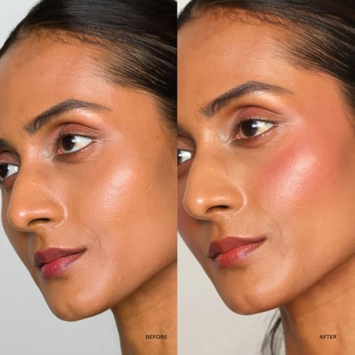 IRIS Oh! She Blushes Liquid Blush, Buildable and Long-Lasting, Serum-Like Formula with Hyaluronic Acid, Niacinamide and Squalane (Nude Pink, NA) (She¡¯s All That)