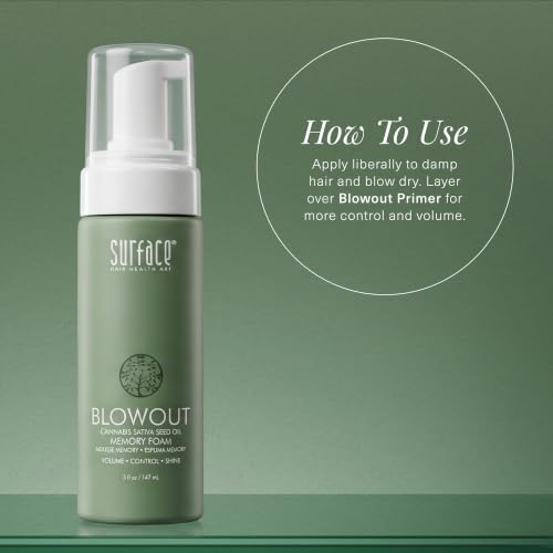 Volumizing Hair Mousse for Long-Lasting Blowouts - 5 oz