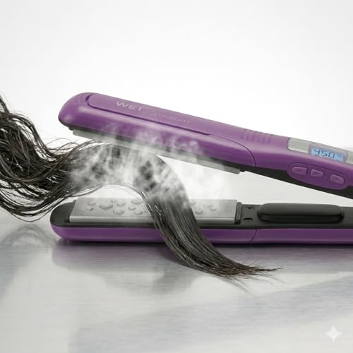 Remington Wet 2 Straight Hair Flat Iron 1-Inch Ceramic Tourmaline Straightener