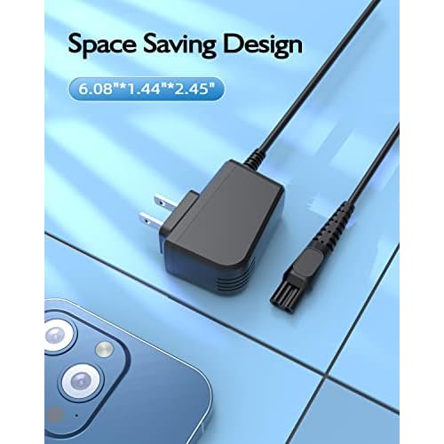 15V Power Cord Fit for Philips Norelco HQ8505 MG5750 MG7750 MG7770 MG7790 QP6531 QP6510 QP6520 QP6530, Fit for Aquatec Arcitec Charger Electric Shaver Trimmer Razor