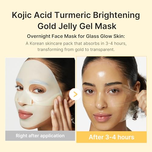 Color-Changing Jelly Mask Duo with PDRN & Kojic Acid for Brightening & Hydration
