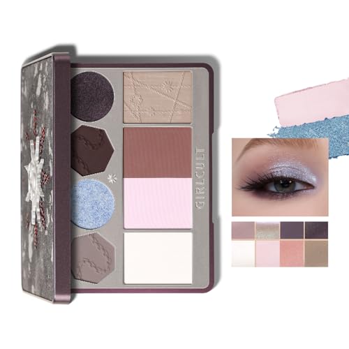GirlCult All-in-One Makeup Palette - Midnight Iris, Cool-Toned Full Face Compact