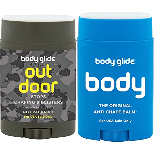 BodyGlide Outdoor Anti Chafe Balm 1.5oz - No Chafing Stick with Variation AB1