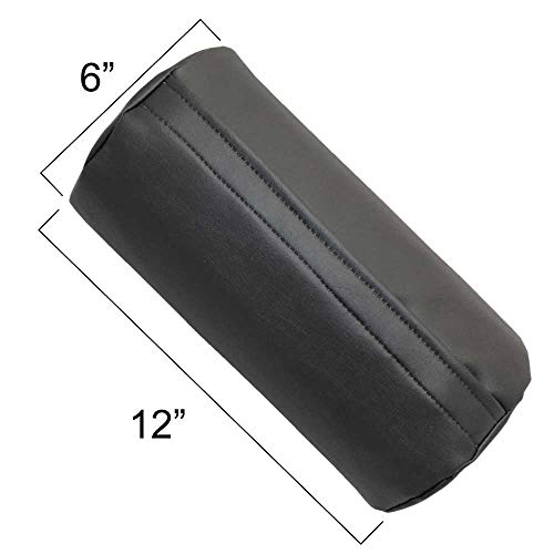 Rehabilitation Advantage Body Positioning Black Cylinder Bolster 6" X 12"