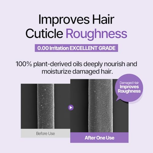 Lightweight Hair Oil for Damaged & Frizzy Hair - Shine & Smoothness, Orchid Scent, 1.85 Fl Oz