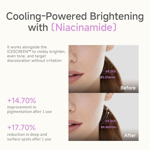 CANDORLOV Spotlight Collagen Face Mask - Brightening, Cooling & Hydrating Sheet Mask for Dark Spots
