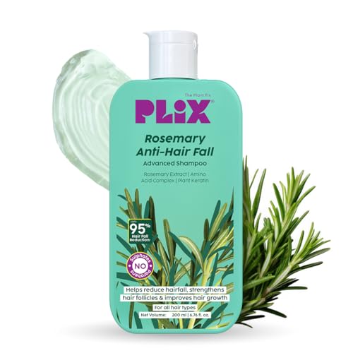 Plix Rosemary Sulfate-Free Daily Shampoo for All Hair Types 6.76 fl oz