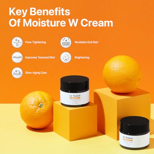 Le' Nubele Peptide Moisture Cream | Korean Skincare, Deep Hydration & Skin Resilience with Advanced Peptide Formula, Gentle for Sensitive Skin, 50ml(1.69 fl. oz)