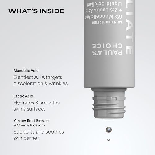 Liquid Exfoliant with Mandelic & Lactic Acid - 3 Fl Oz - Gently Brighten Skin