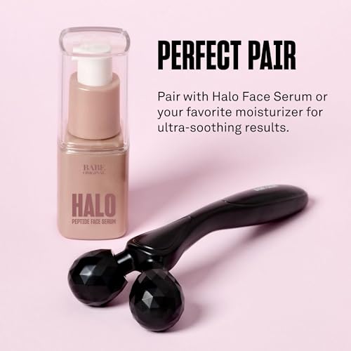 BABE ORIGINAL Pro Face Roller with Cooling Zinc Alloy for Skin Massage and Tension Relief
