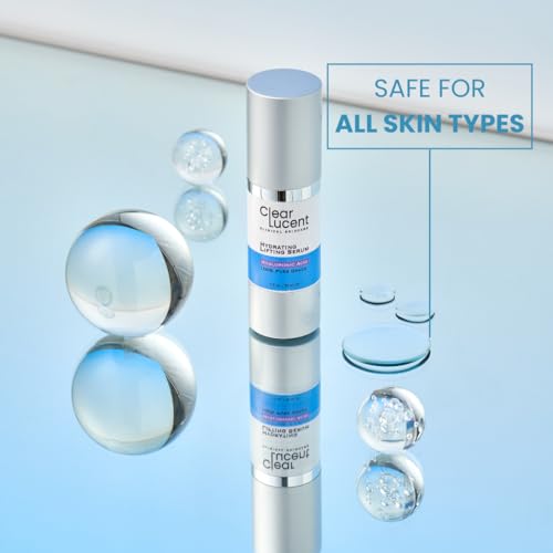 Hydrating Lifting Hyaluronic Acid Serum - Dual-Molecule Pure-Grade HA with Copper, Magnesium & Zinc Minerals ? Plumping, Firming & Fine-Line Smoothing Face Serum, 1 fl oz