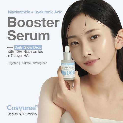 Niacinamide + Hyaluronic Brightening Deep Dive Serum,10% Brightening Complex, Deep Hydration Glow & Smooth Texture, Fragrance-Free, 30ml(1.01 fl oz)