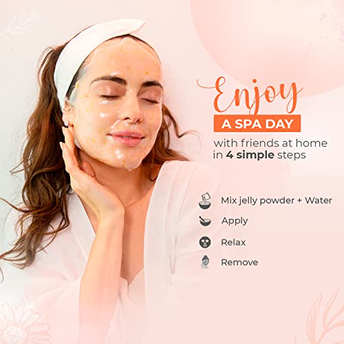 Jelly Mask Jar with 24K Gold & Mandelic Acid - Peel-Off Face Mask, Travel Size