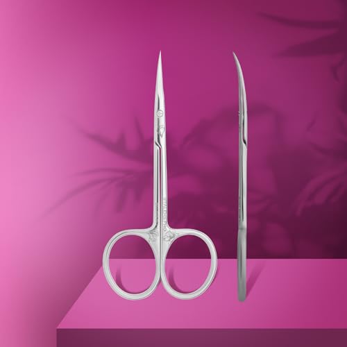 Staleks Exclusive 22 Type 1 Cuticle Scissors (Magnolia) ? Straight Handles and Classic Curved Blades