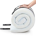 Cot Mattress Topper 3 Inch Gel Memory Foam - White, Medium Plush, 75x30