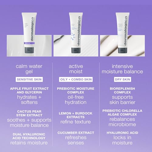 Dermalogica Calm Water Gel Face Moisturizer - Hydrating Sensitive Skin, 1.7 Fl Oz