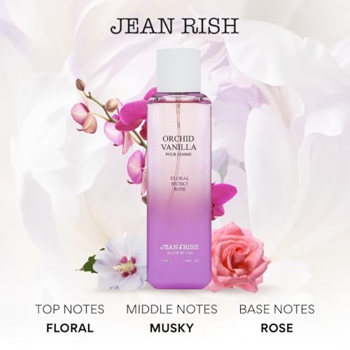 Jean Rish Orchid Vanilla Eau de Parfum for Women 100ml Floral Fruity