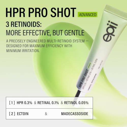 HPR PRO SHOT Triple Retinoid Firming Cream - Green, 0.67 Fl Oz, Night Anti-Aging Moisturizer