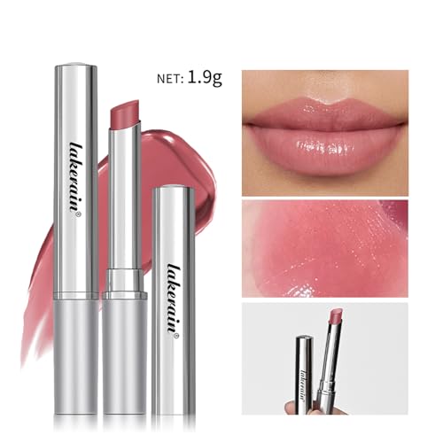 2Pcs Black & Pink Honey Lipstick Tinted Lip Balm ? Moisturizing Sheer Lip with Natural Shine, Hydrating & Lightweight Lip Tint, Long-Lasting Dark Cherry Tinted Balm Lip Stain (Black & Pink, 2)