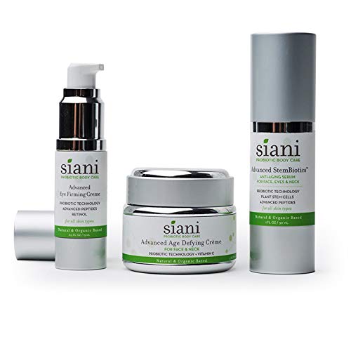 Advanced Anti Aging Serum with Plant Stem Cells, Advanced Peptides,Science Backed Probiotic Technology, Vegan, Organic & Natural Ingredients