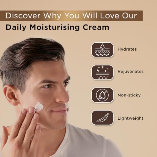 The Man Company Detan Facial Kit - Charcoal Face Wash, Charcoal Scrub, Daily Moisturising Face Cream | Best Detan Care - Pack of 3