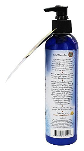 HydraMe Organic Hand Lotion - Nourishing, Fast-Absorbing 8 oz. Skin Moisturizer