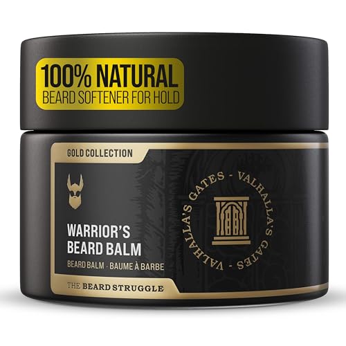 Beard Balm Warrior’s Valhalla’s Gates - Gold Collection, Natural Low-Hold Grooming