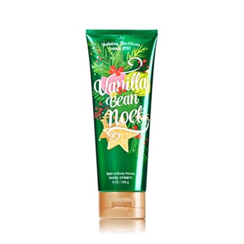 Bath & Body Works Vanilla Bean Noel Body Cream 8 oz Pack of 3 (packaging may vary)