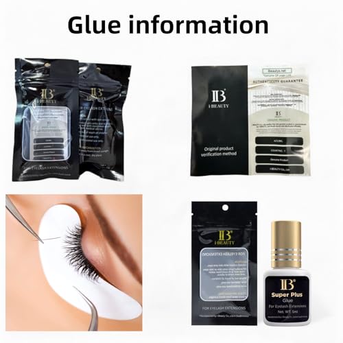 2 Pack Eyelash Extension Glue - Super Plus Fast Drying Lash Adhesive 5ml Variation of THIS listing