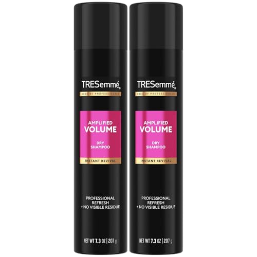 TRESemm? Dry Shampoo Spray, Volume Clean 2-Pack ? Refreshes & Absorbs, Warm Petals, 7.3 Oz Ea