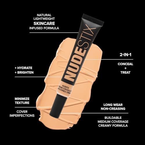 Nudestix NudeFix Cream Concealer - Hydrating Buildable Dark Circle & Blemish Cover - Variation 4.5