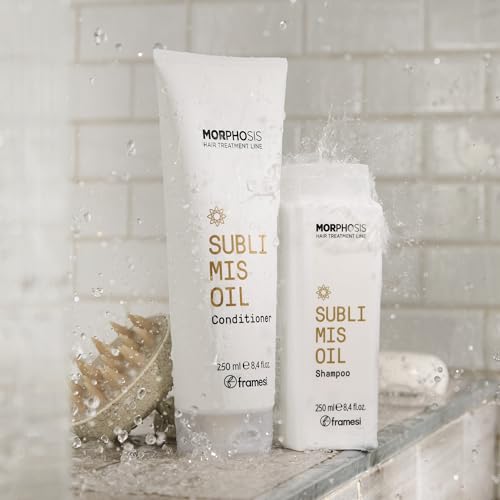 Framesi Morphosis Sublimis Oil Conditioner 8.4 Fl Oz - Hydrating Lightweight for Fine & Normal Hair