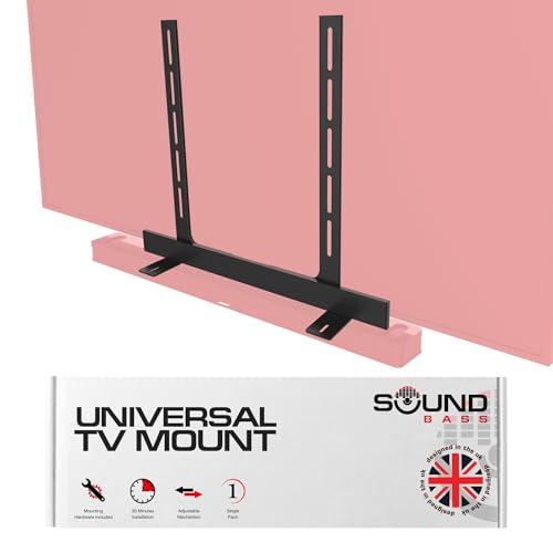 Sound Bass Under TV Mount for Bose Soundbars - Black, Invisible Fit