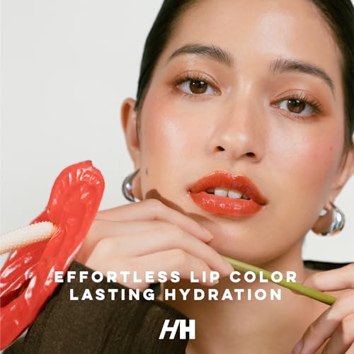 Vegan Tinted Lip Gloss Set with Hyaluronic Acid - Hydrating Lip Care, 4 Shades