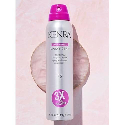 Kenra Volumizing Spray Clay 15 | Bodifying, Fullness Spray | 3X The Fullness | Medium Hold | Provides Texture & Volume With A Long-Lasting Finish | All Hair Types