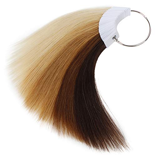 RINBOOOL Human Hair Swatches for Color Testing - 8 Inch, 6 Levels, 30 Pieces
