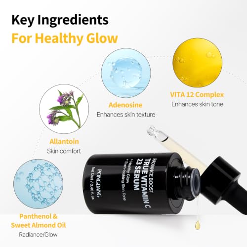 Vitamin C Serum Brightening & Hydrating Skin Care for Dark Spots - 0.4 fl oz
